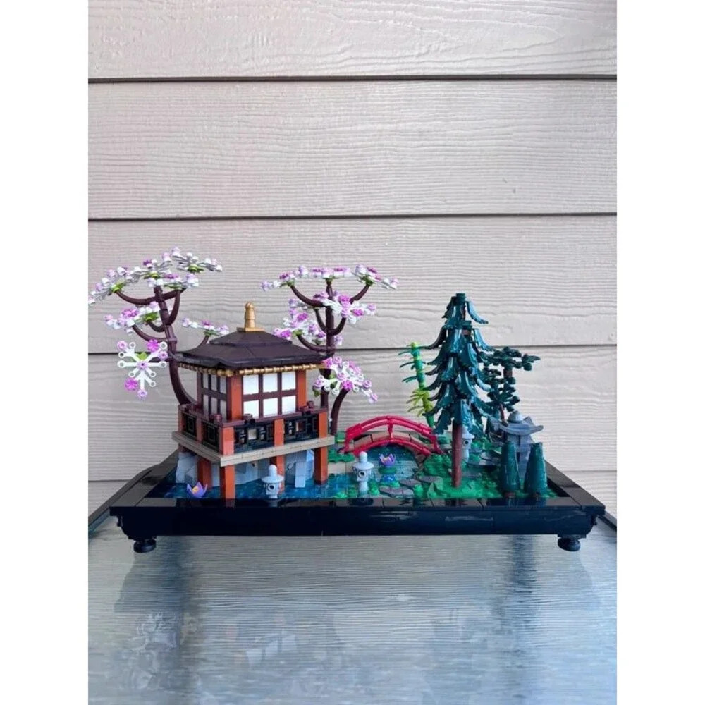 Lego Japanese Tranquil Garden 10315 Completed